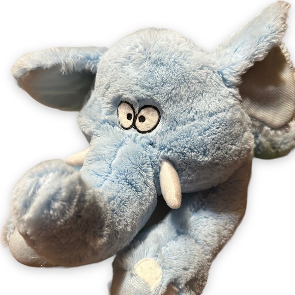 - Baby Blue Elephant Stuffed Plush Soft Toy Lovey Cedar Fair - Picture 2 of 8